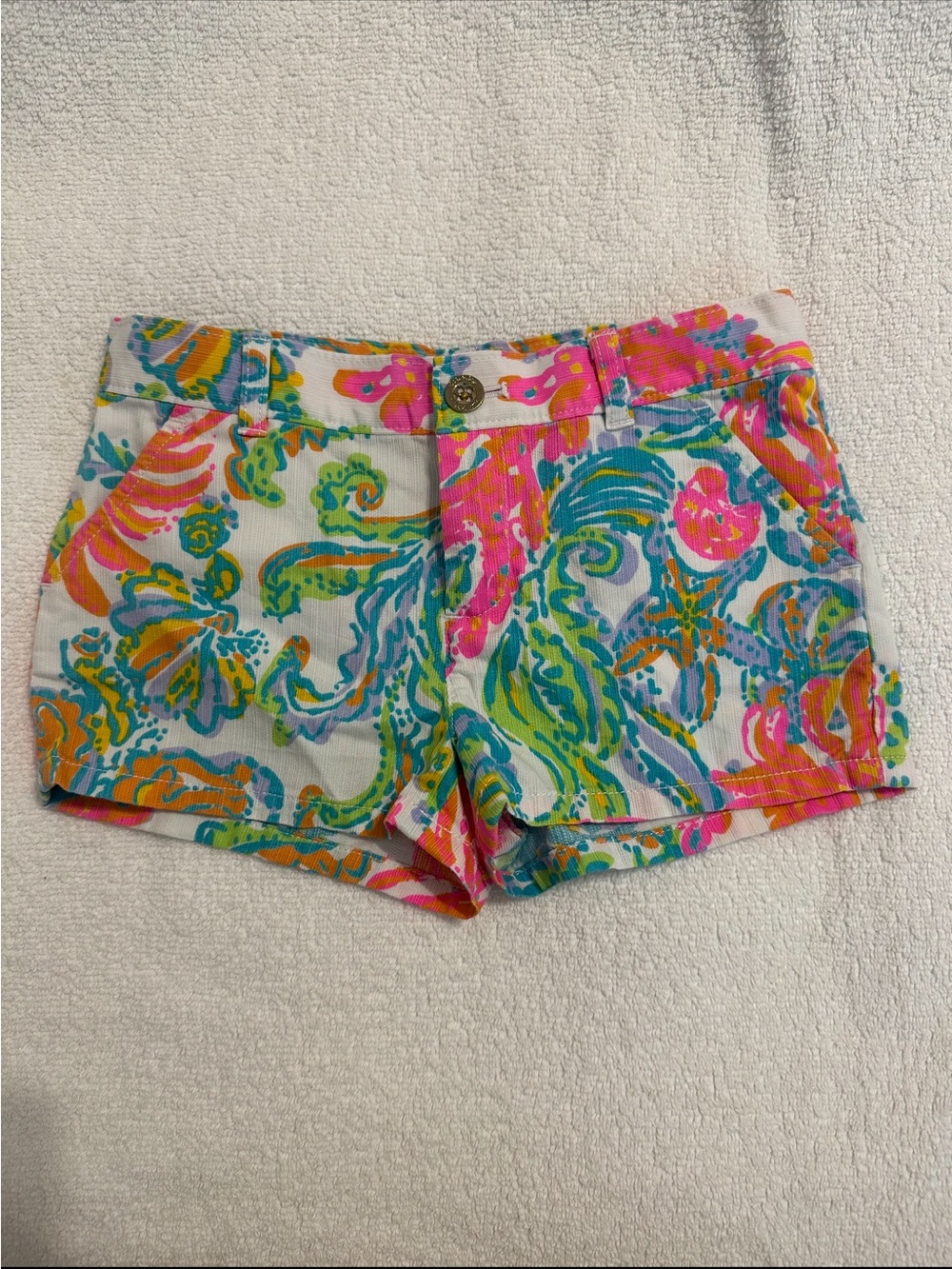 🌴NWOT Lilly Pulitzer Girls Cotton Shorts - Picture 14 of 15